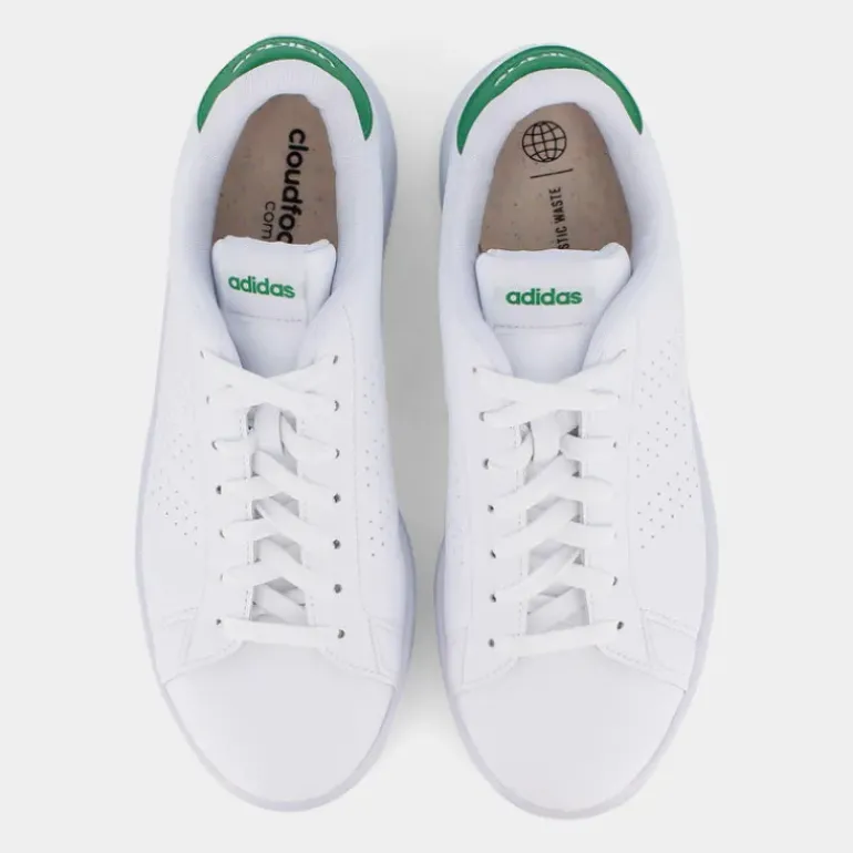 ADVANTAGE- SPORTIVE WHT/WHT/GREEN GZ5300