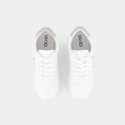 ALICIA- SNEAKERS WHITE/GOLD 4A3703