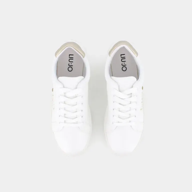 ALICIA- SNEAKERS WHITE/GOLD 4A3703