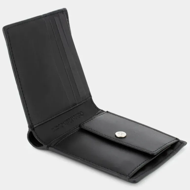 ALLOVER PRINT BIFOLD- PICCOLA PELLETTERIA BLACK 12064-0GK