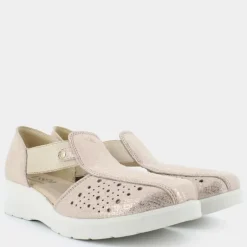 AMALIA- SANDALI PLATINO/BEIGE IM-E25D-03