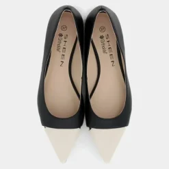 BALLERINA BEIGE-NERO ME-E25D-07