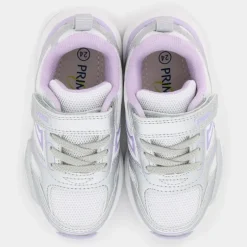 B&G SUPERMEGA- SNEAKERS BIANCO/ARGENTO-AMETISTA PUP 79580