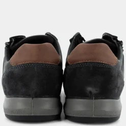 BERRY- SNEAKERS BLU SCURO/COGNAC IM-I24U-08