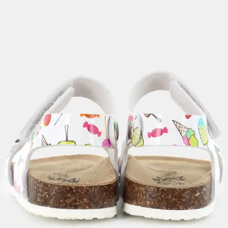 BIRKY- PRIMI PASSI BIANCO MULTICOLOR PBK 59320