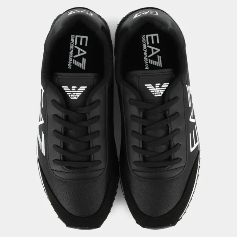 BLACK WHITE LACES- SNEAKERS NERO XSX107XOT56A120