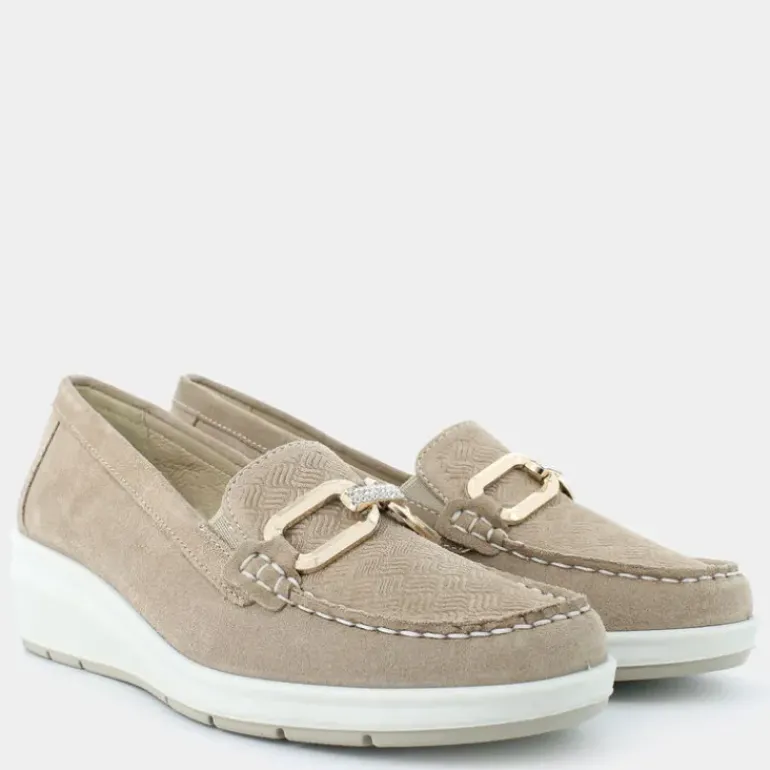 BP MARA- MOCASSINI BEIGE IM-E25D-02