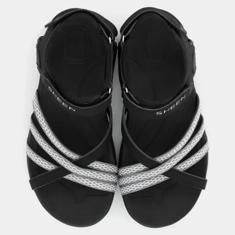 BP- SANDALI NERO TS-E25D-01