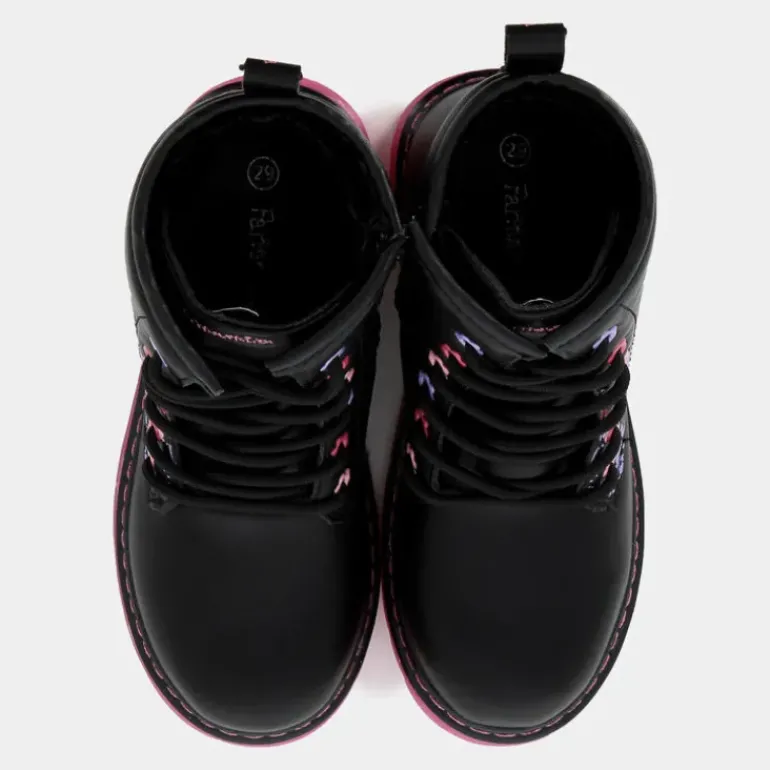 BP- SCARPONCINI E STIVALETTI NERO ROSA ES-I24B-01