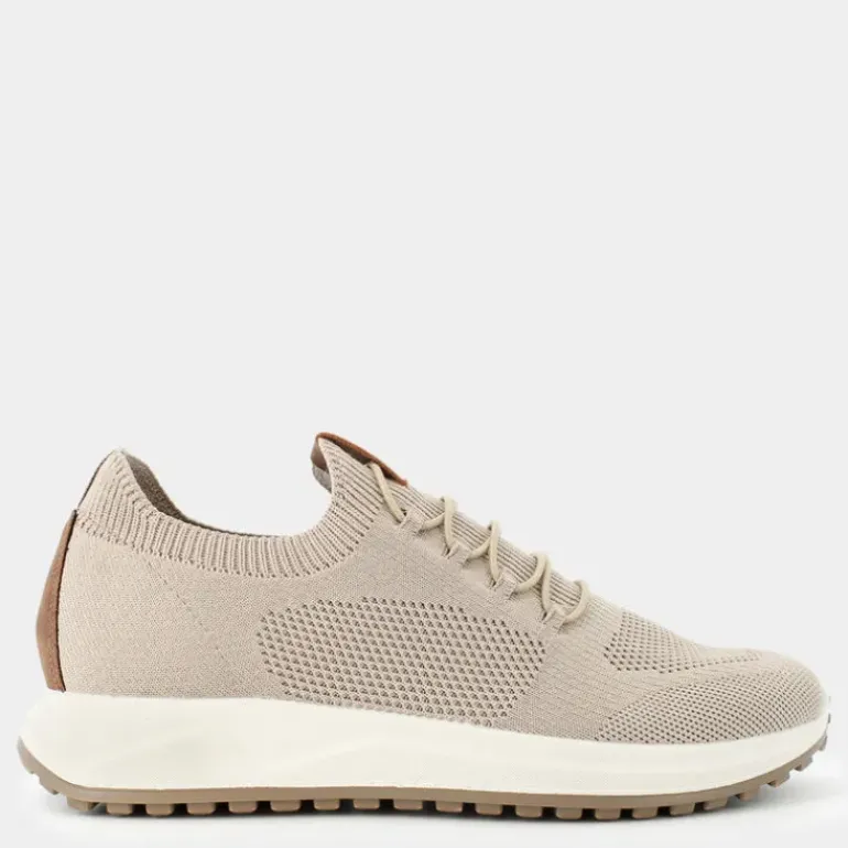 BP- SNEAKERS BEIGE CHIARO/COGNAC IM-E25U-09