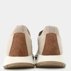 BP- SNEAKERS BEIGE CHIARO/COGNAC IM-E25U-09