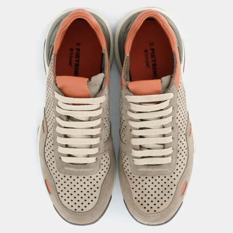 BP- SNEAKERS TORTORA/ARANCIONE/VERDE WR-E25U-14