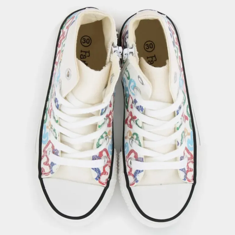BP- SPORTIVE BIANCO/MULTICOLOR SA-E25S-05