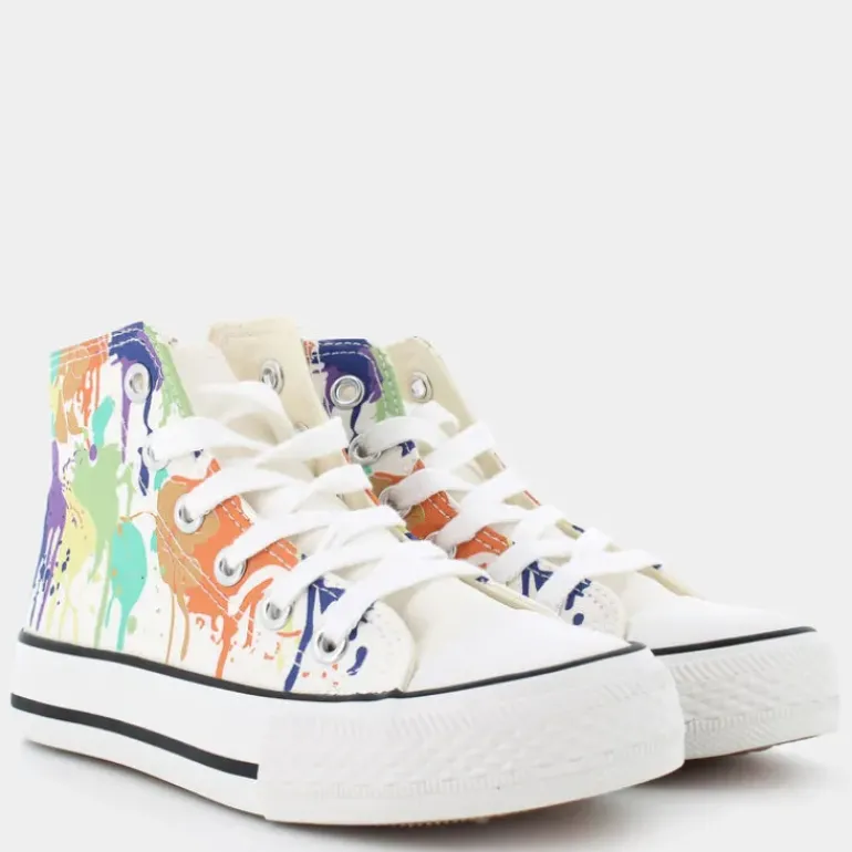 BP- SPORTIVE BIANCO/MULTICOLOR SA-E25S-01