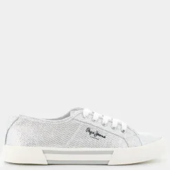 BRADY PARTY W- SNEAKERS SILVER PLS31439