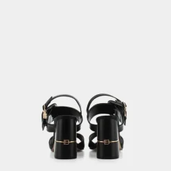 CALF- SANDALI NERO 8107