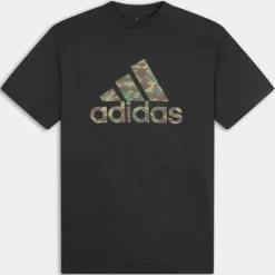 CAMO G- T-SHIRT NERO HS3215