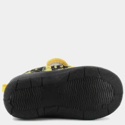 CIABATTE NERO GIALLO W1020190T