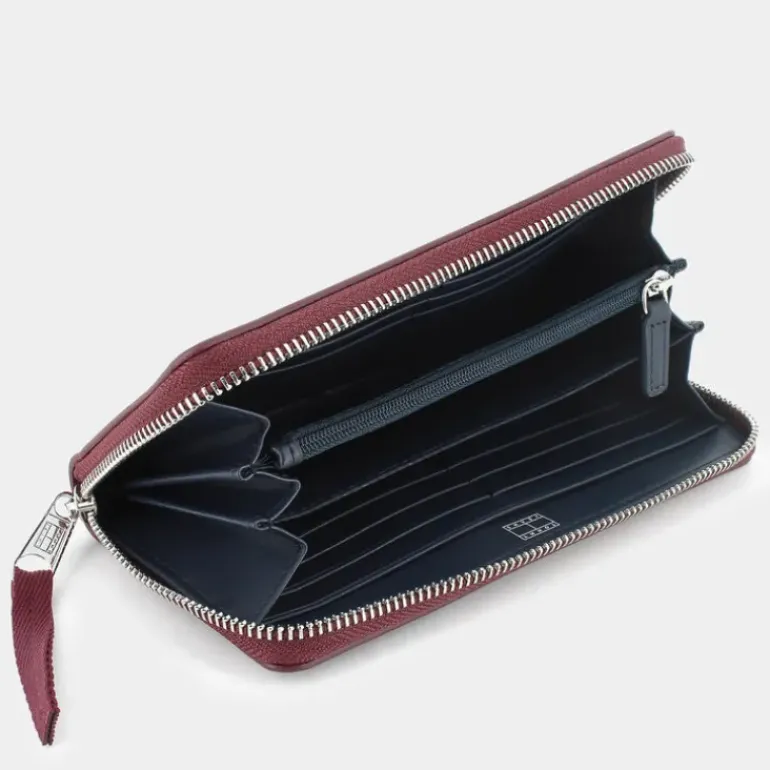 CITY BOLD LARGE ZA- PICCOLA PELLETTERIA DEEP ROUGE 16485-VLP