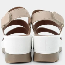 CLAIRE- SANDALI PLATINO/BIANCO 7664644