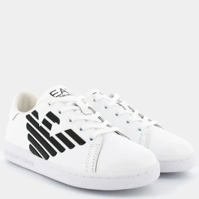 CLASSIC- SNEAKERS BIANCO NERO XSX101 XOT46 Q306