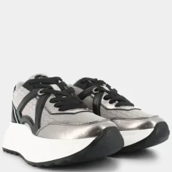 CLOTILDE- SNEAKERS GUN METAL F3COZY05