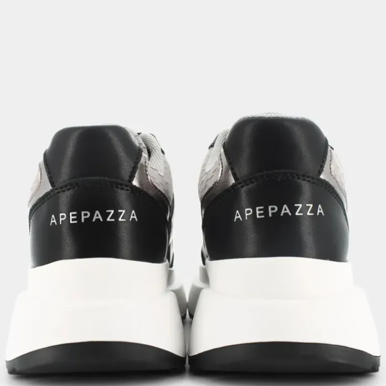 CLOTILDE- SNEAKERS GUN METAL F3COZY05