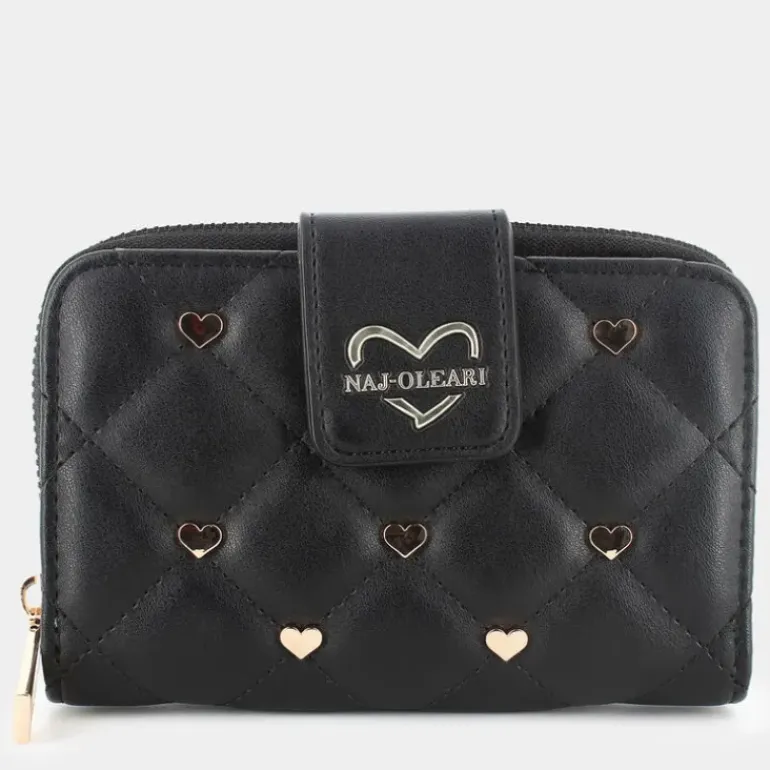 CUORE9- PICCOLA PELLETTERIA NERO 2491