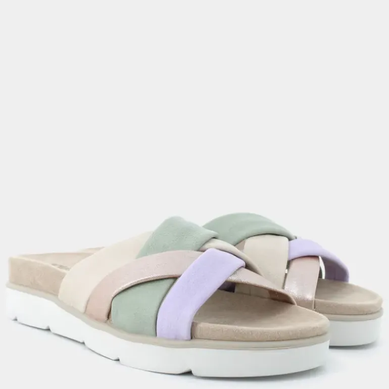 DELIA- SANDALI SABBIA/SALVIA 7669011