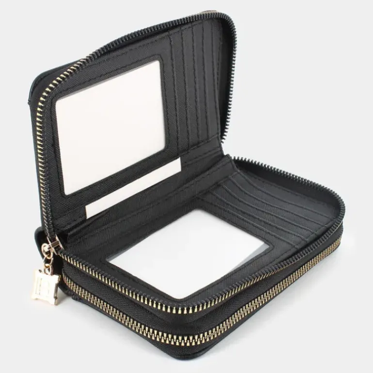 DELRAY- PICCOLA PELLETTERIA NERO 502-006A