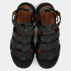 D LISBONA B- SANDALI NERO D45PSB00043C9999