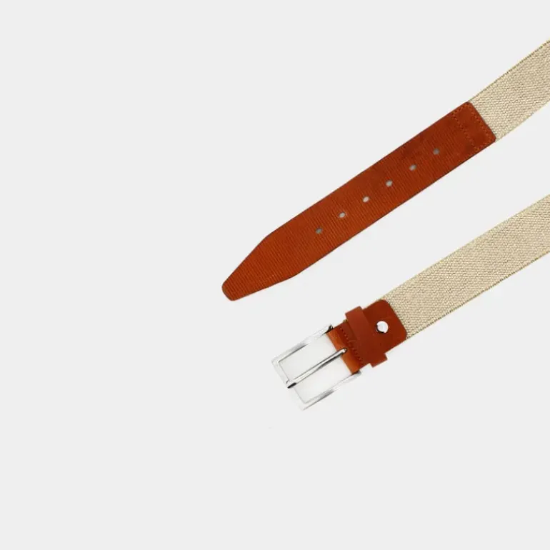 ELASTIC- CINTURE GREZZO/CUOIO CB-E25-200