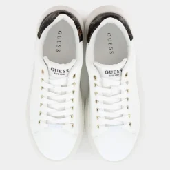 ELBINA- SNEAKERS WHITE BROWN FLJELB