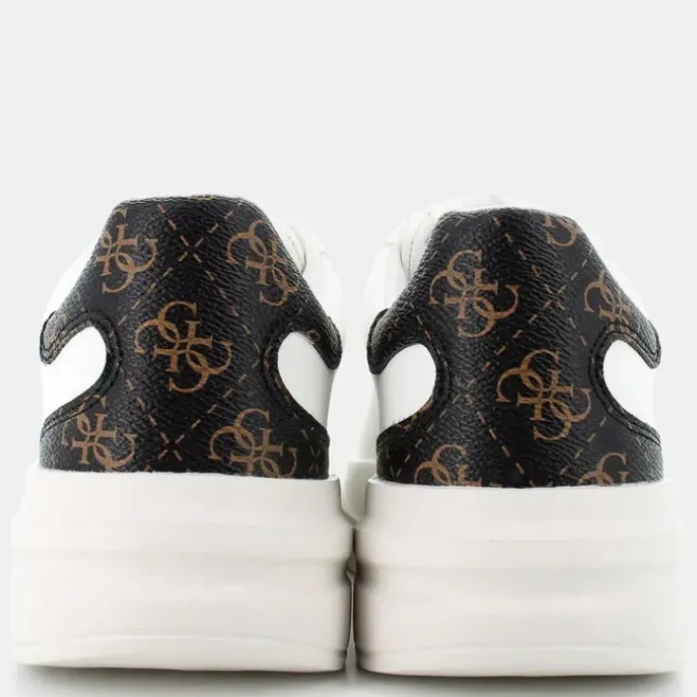 ELBINA- SNEAKERS WHITE BROWN FLJELB