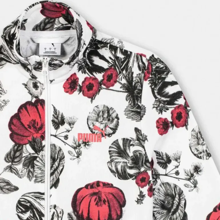 ESS+ FLORAL AOP TRACK JACKET- MAGLIE E FELPE PUMA White 689035