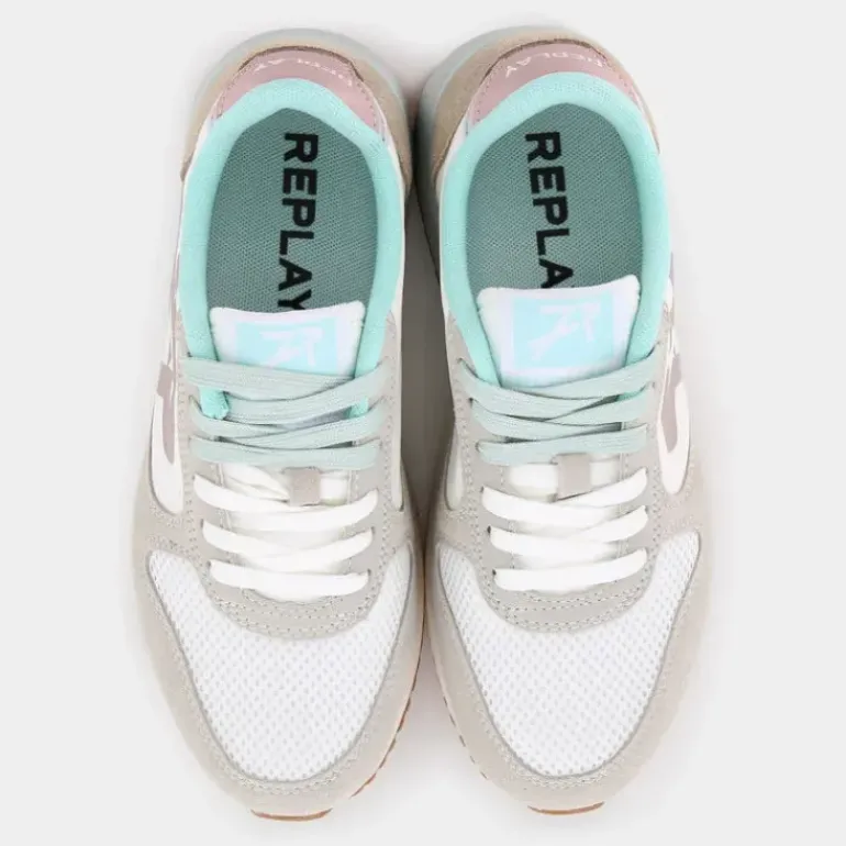 FIBER W- SNEAKERS LT GREY WHT PINK RS9O0006T