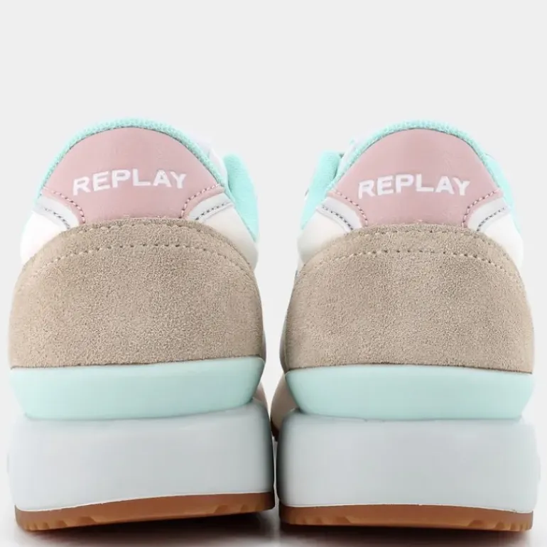 FIBER W- SNEAKERS LT GREY WHT PINK RS9O0006T