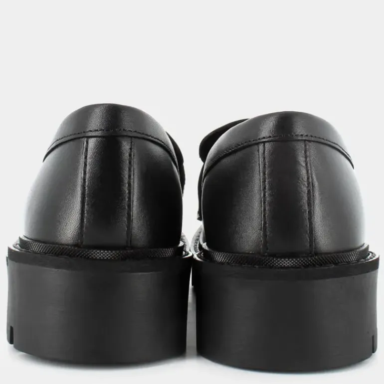 FLATFORM- MOCASSINI TRIPLE BLACK YW01682