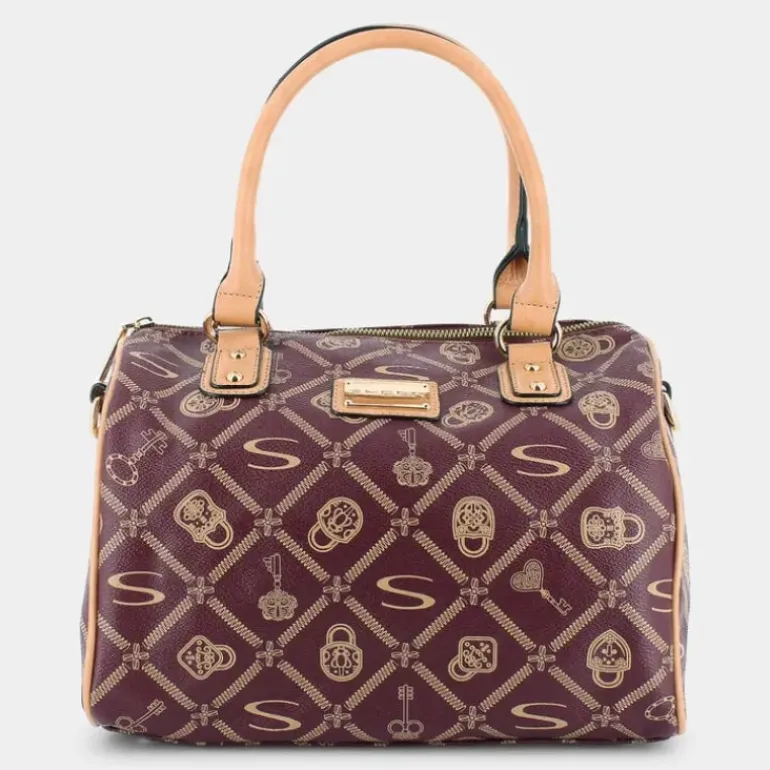 FOREVER- BORSE BORDEAUX-CREMA LJ-I25-008
