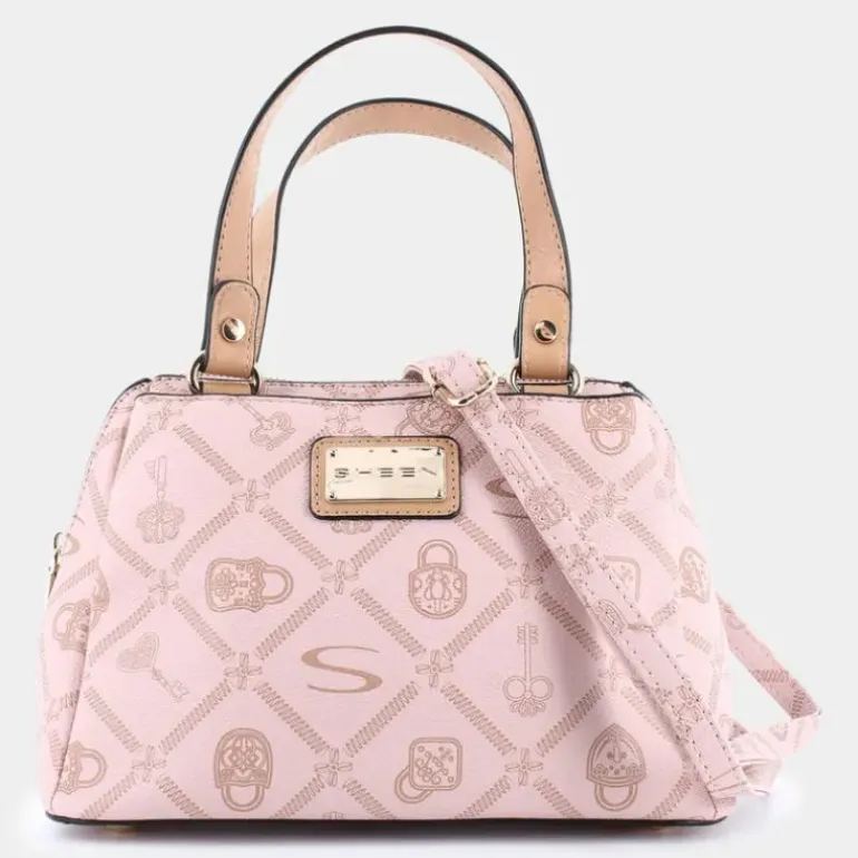 FOREVER- BORSE ROSA-CREMA LJ-E24-06