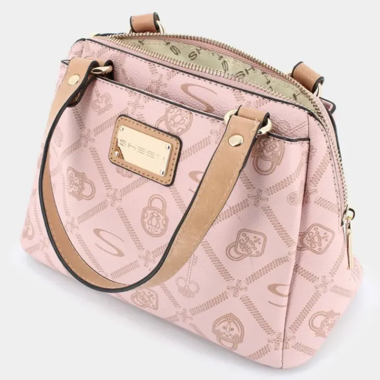 FOREVER- BORSE ROSA-CREMA LJ-E24-06