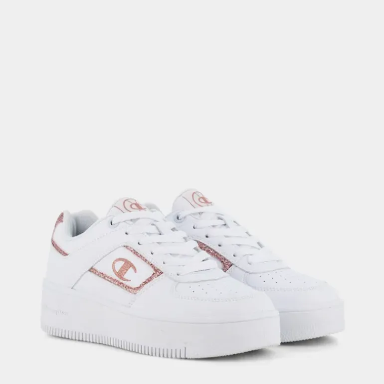 FOUL PLAY PLATFORM- SPORTIVE WHT/PNK S11576
