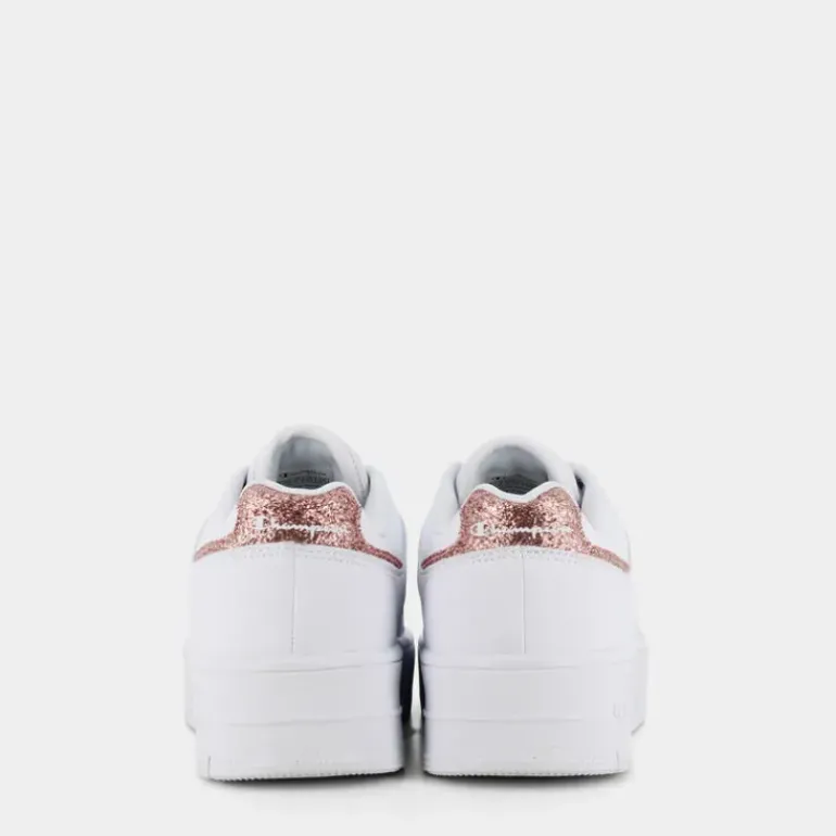 FOUL PLAY PLATFORM- SPORTIVE WHT/PNK S11576