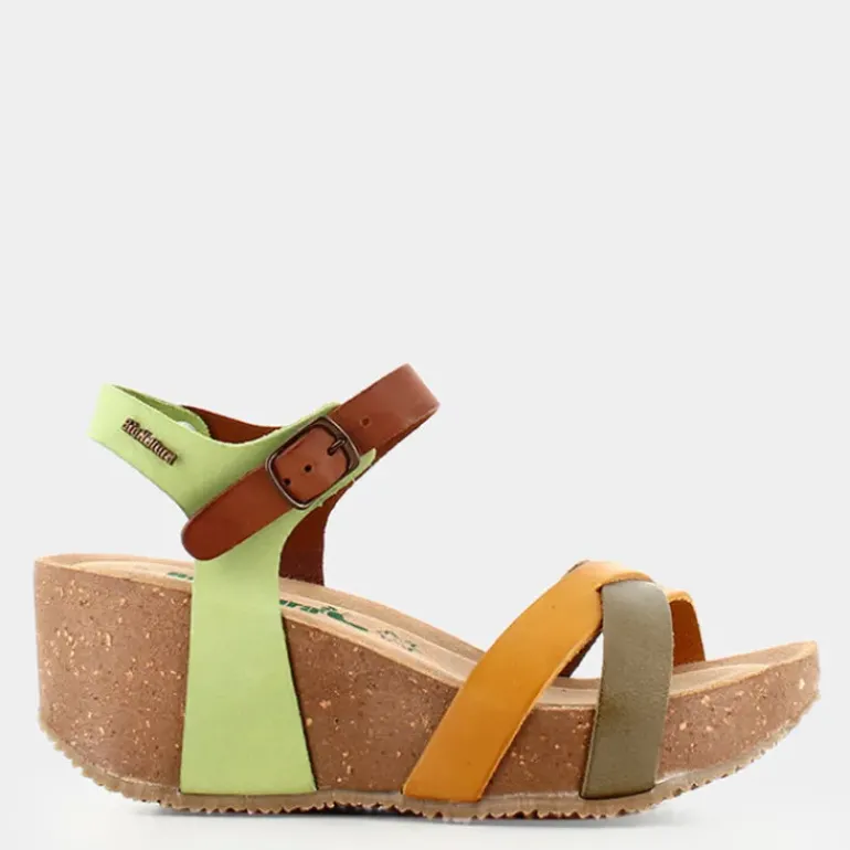 GAUCHO- SANDALI TAUPE/SENAPE/COGNAC/VERDE 24FREGENE