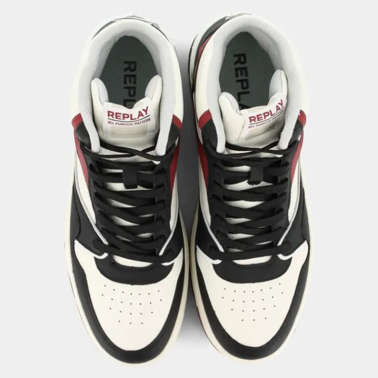 GEMINI- SNEAKERS BLACK/TOFU/BORDO RZ4S0008L