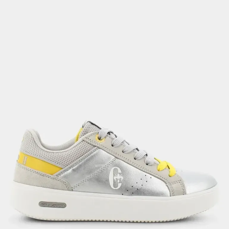 GIOIA- SNEAKERS SILVER YELLOW CF11W80754