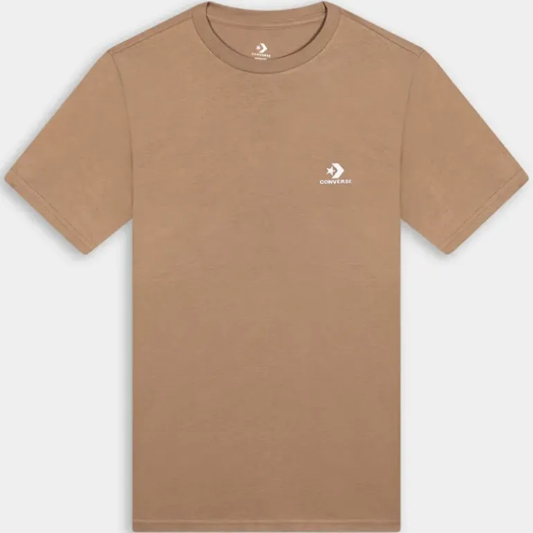 GO-TO EMBROIDERED STAR CHEVRON- T-SHIRT MUSHROOM FORAGE 10023876
