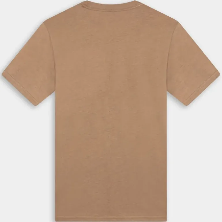 GO-TO EMBROIDERED STAR CHEVRON- T-SHIRT MUSHROOM FORAGE 10023876
