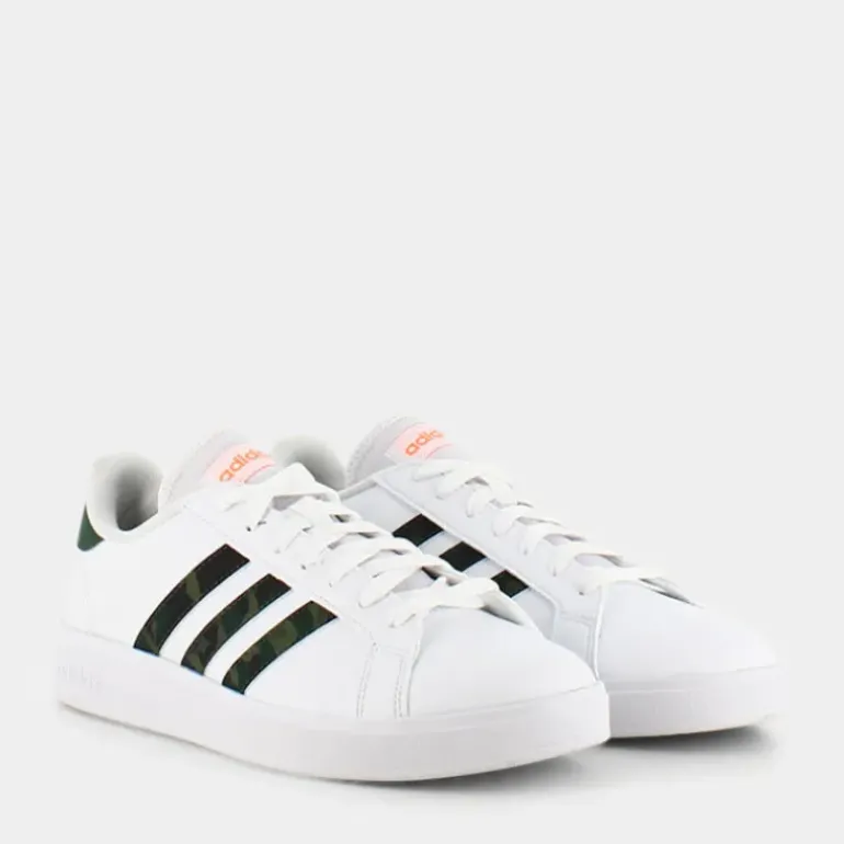 GRAND COURT BASE 2.0- SPORTIVE ftwr white/ftwr white/screaming orange HR0234