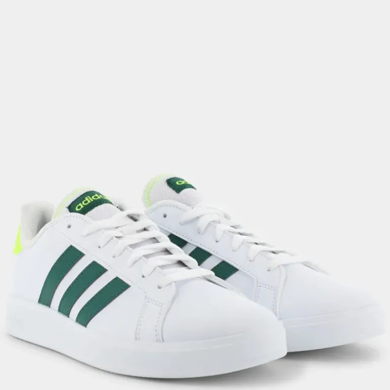 GRAND COURT BASE 2.0- SPORTIVE white/collegiate green/lucid lemon ID4450